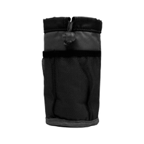 Flaskhållare Bag Edition i svart, sedd framifrån