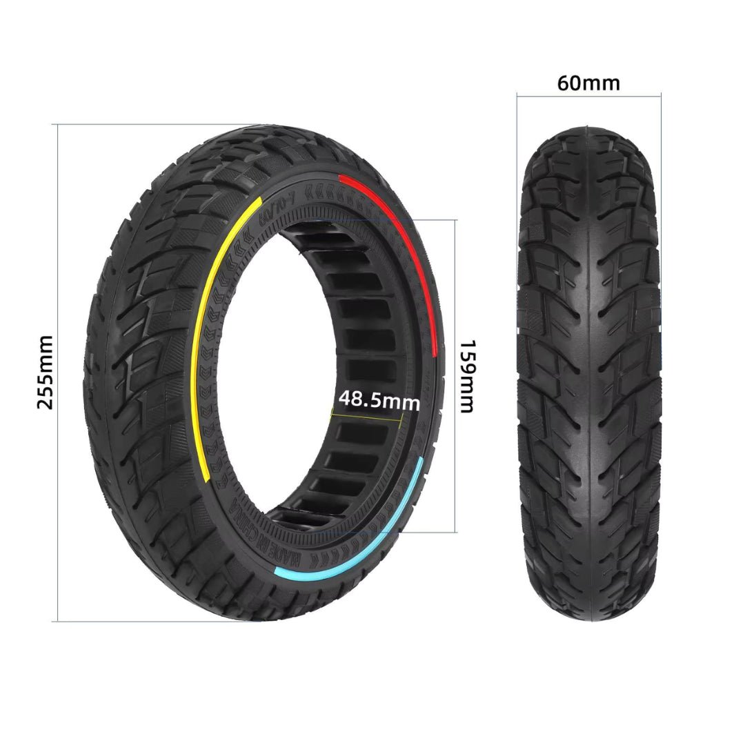 Däck 10" Semi - solida Xiaomi 4/ 4 Pro - Reservdel - Wheelyshop