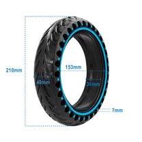 Mått: honeycomb-däck 8,5" Dot & Line Edition för Xiaomi i blått