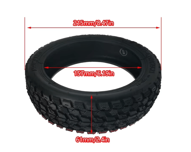 Tire 8.5" Off - road Luft Xiaomi - Spare part - Wheelyshop