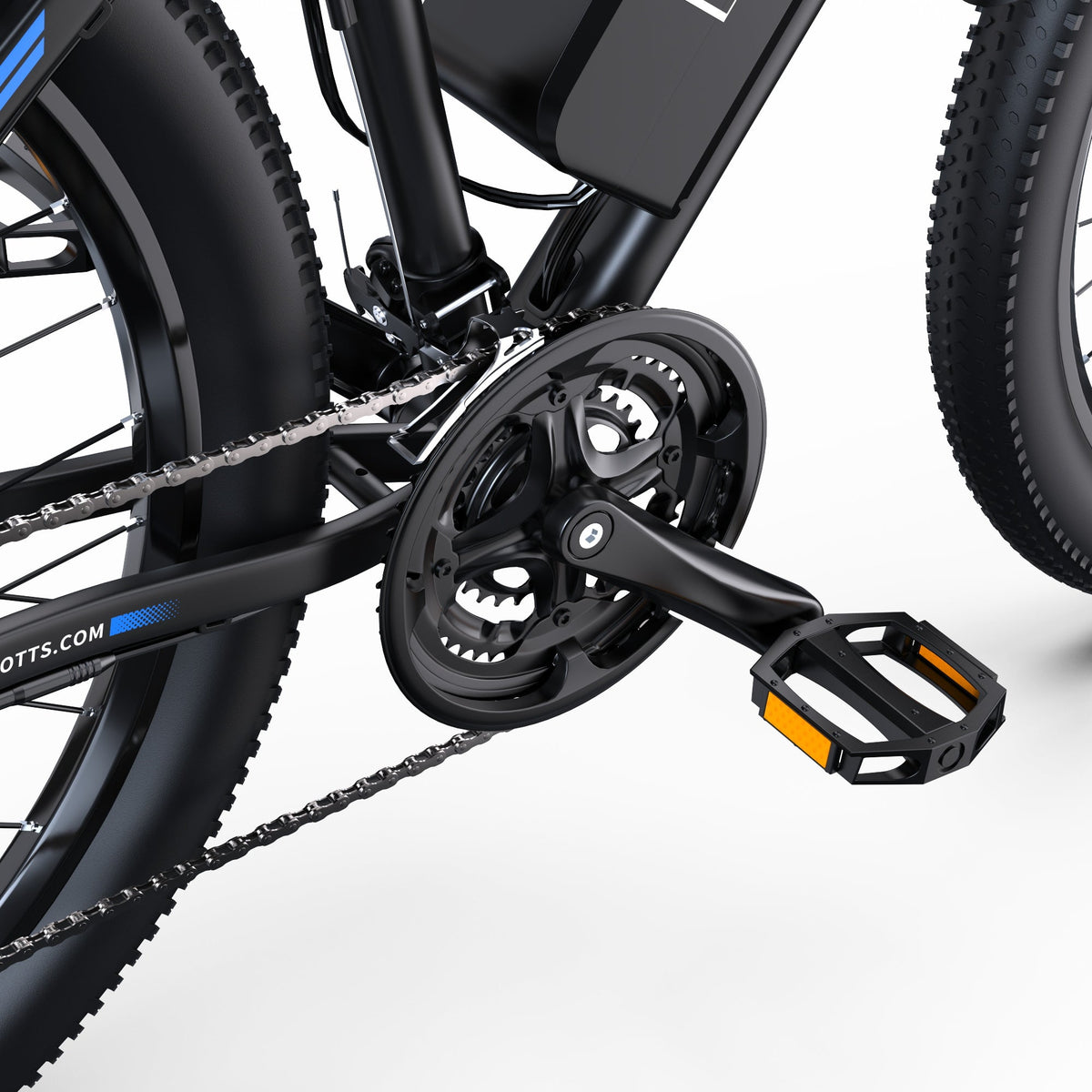 Vevparti och pedaler på Duotts C29-K