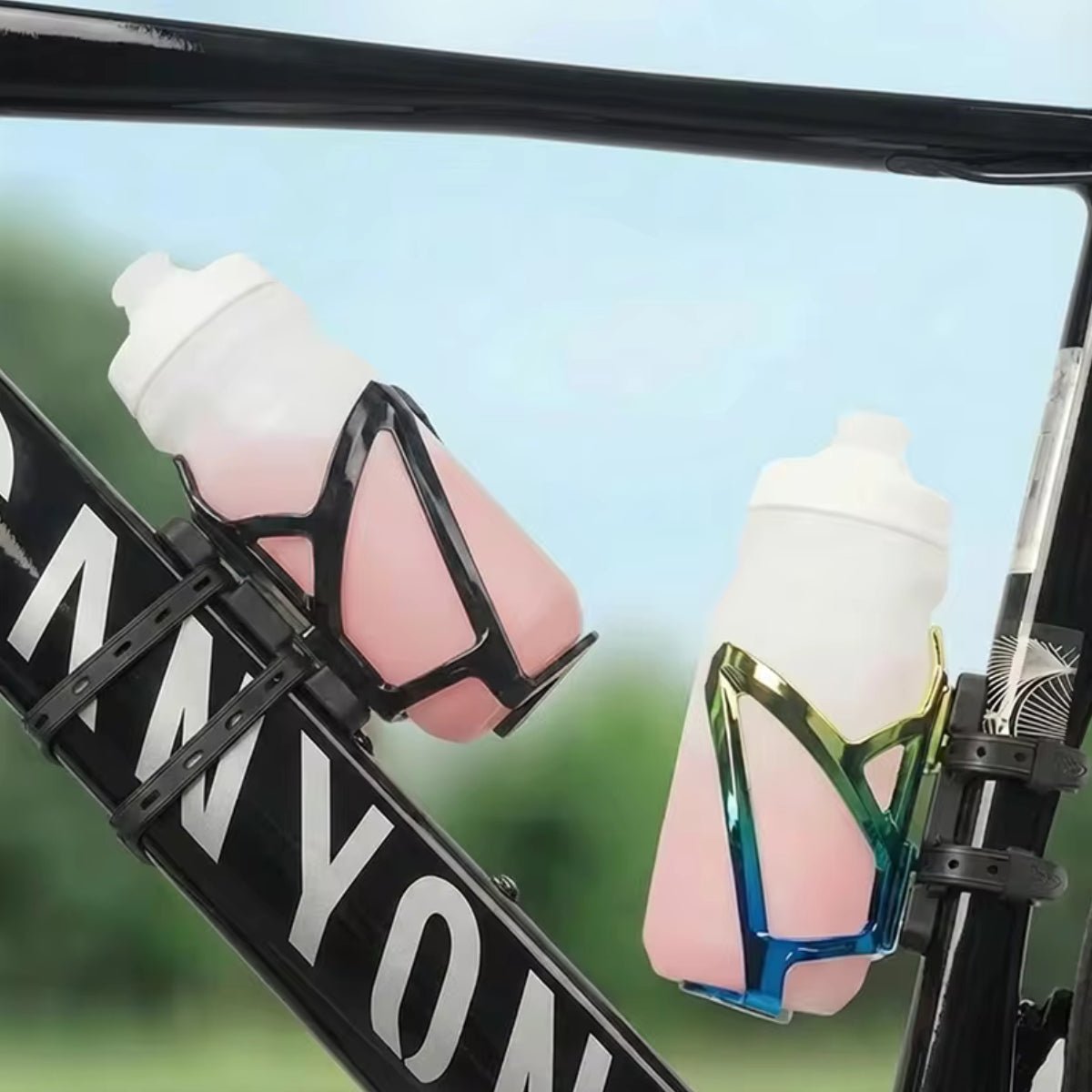 Flaskhållare för elcykelns ram Premium med en flaska