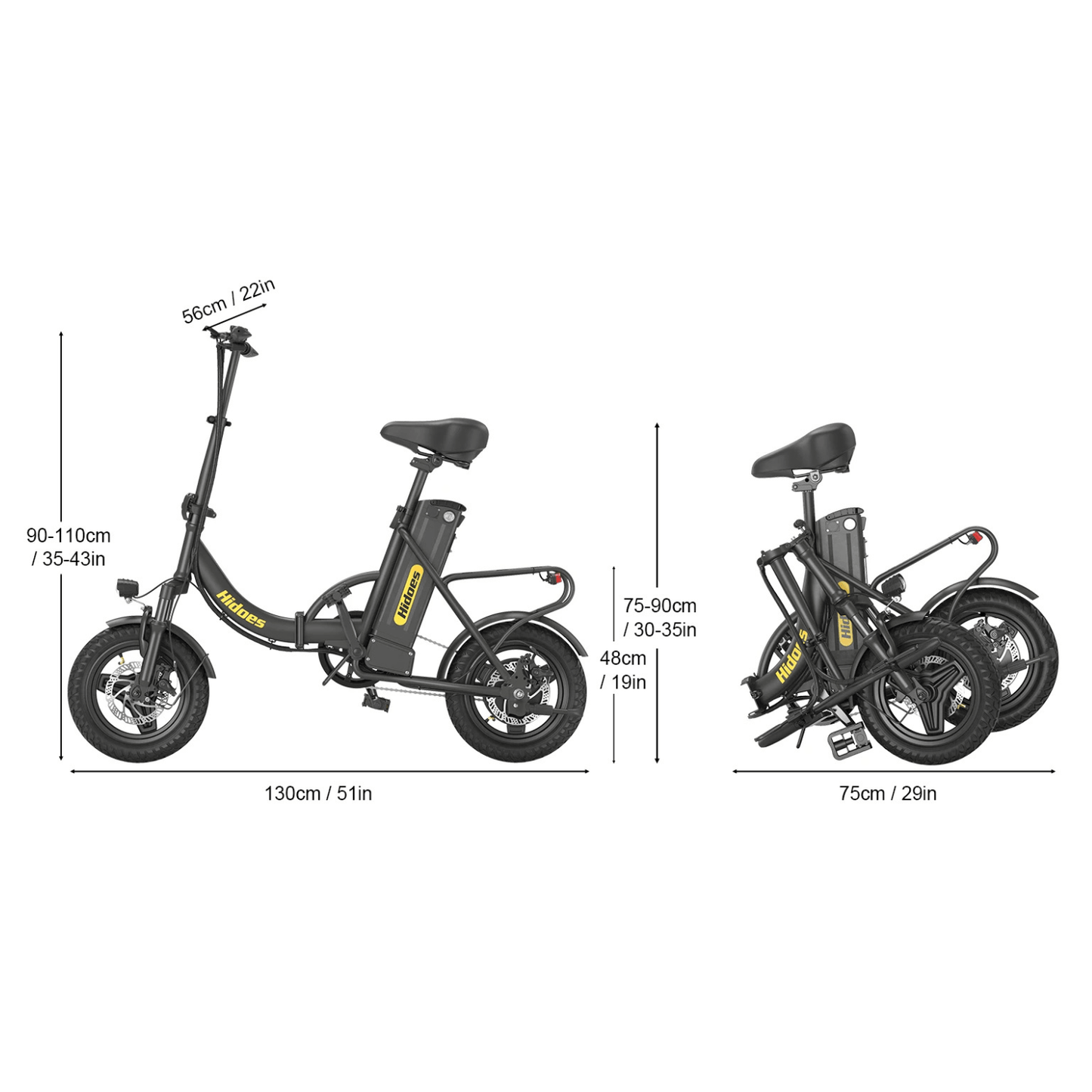 Hidoes C5 - Elcykel - Wheelyshop