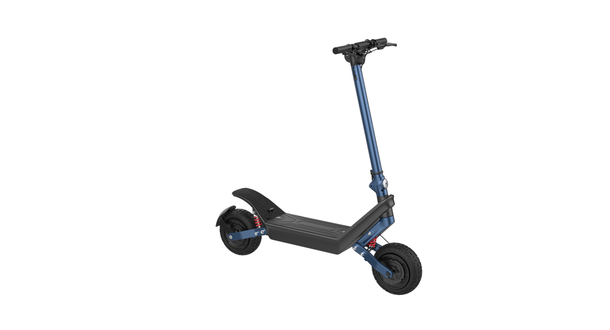 HX X10 elsparkcykel snett framifrån
