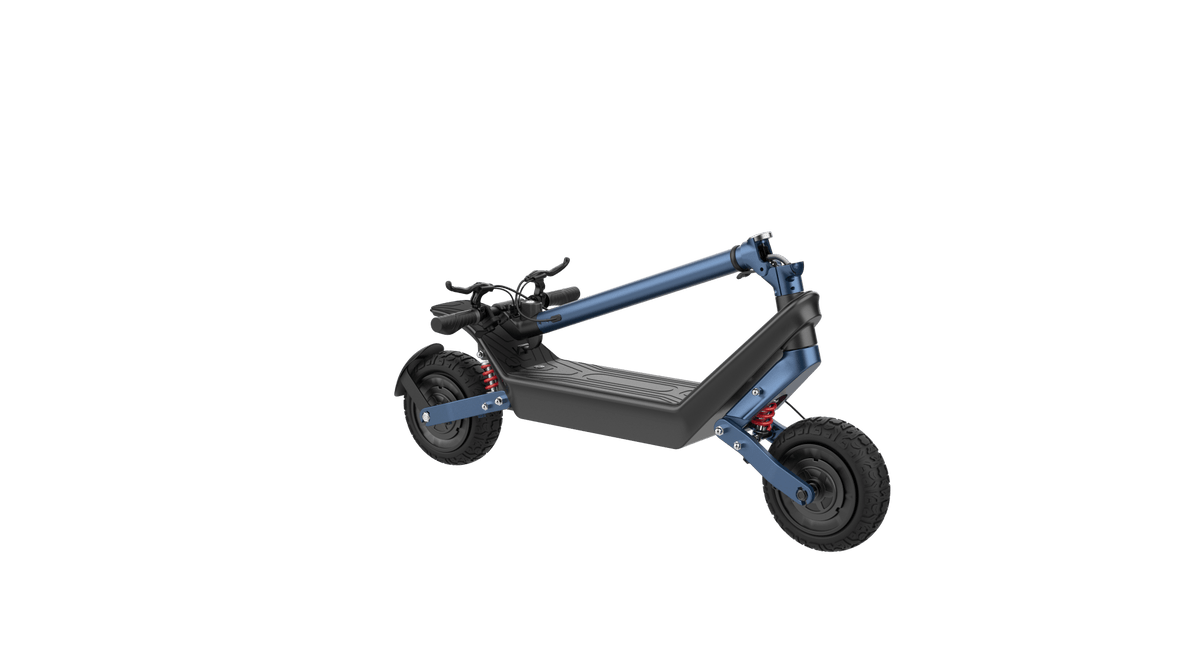 HX X10 elsparkcykel hopfälld