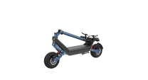 HX X10 elsparkcykel hopfälld snett framifrån