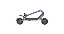 HX X10 elsparkcykel hopfälld från motsatt sida