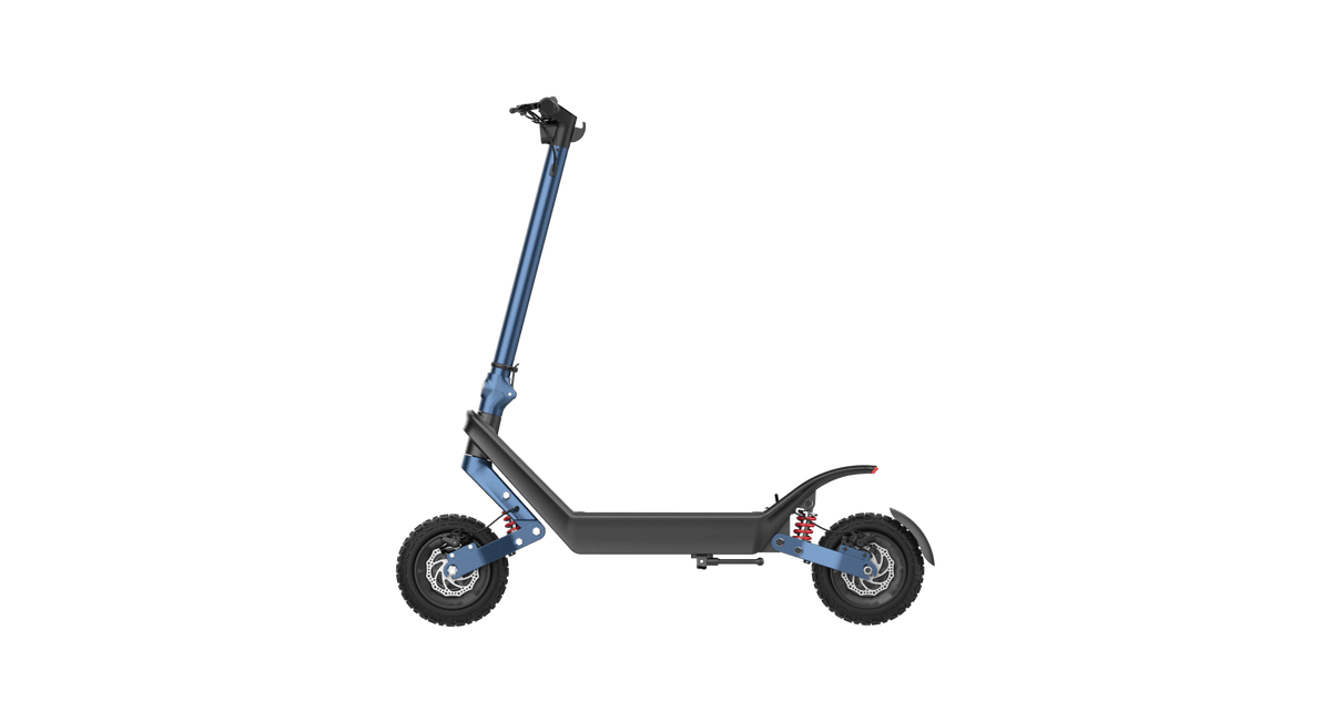 HX X10 elsparkcykel sedd från andra sidan