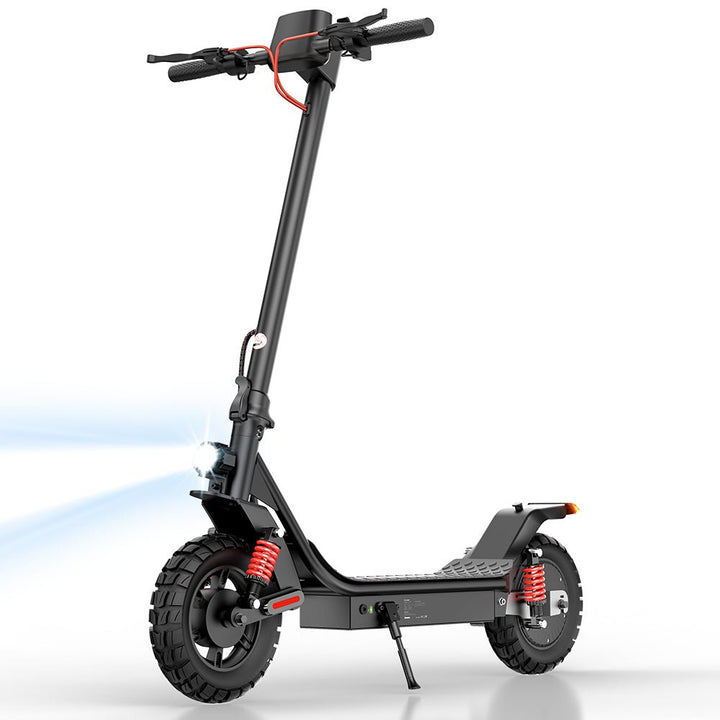 iScooter i10 Pro elsparkcykel snett framifrån
