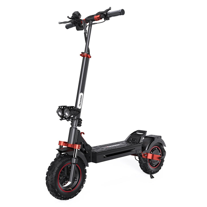 iScooter iX5S elsparkcykel snett framifrån