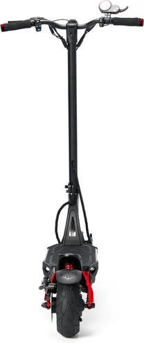 KAABO MANTIS 8 PLUS elsparkcykel rakt bakifrån i färgen röd