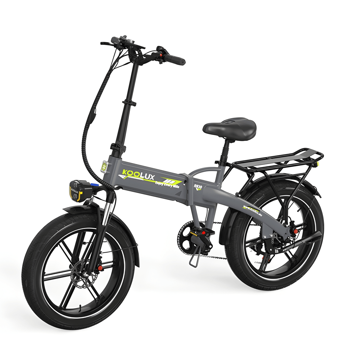 KOOLUX RK10 hopfällbar fatbike-elcykel sedd från sidan