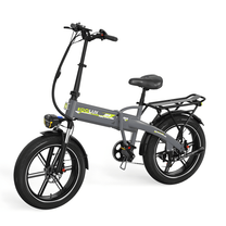 KOOLUX RK10 hopfällbar fatbike-elcykel sedd från sidan