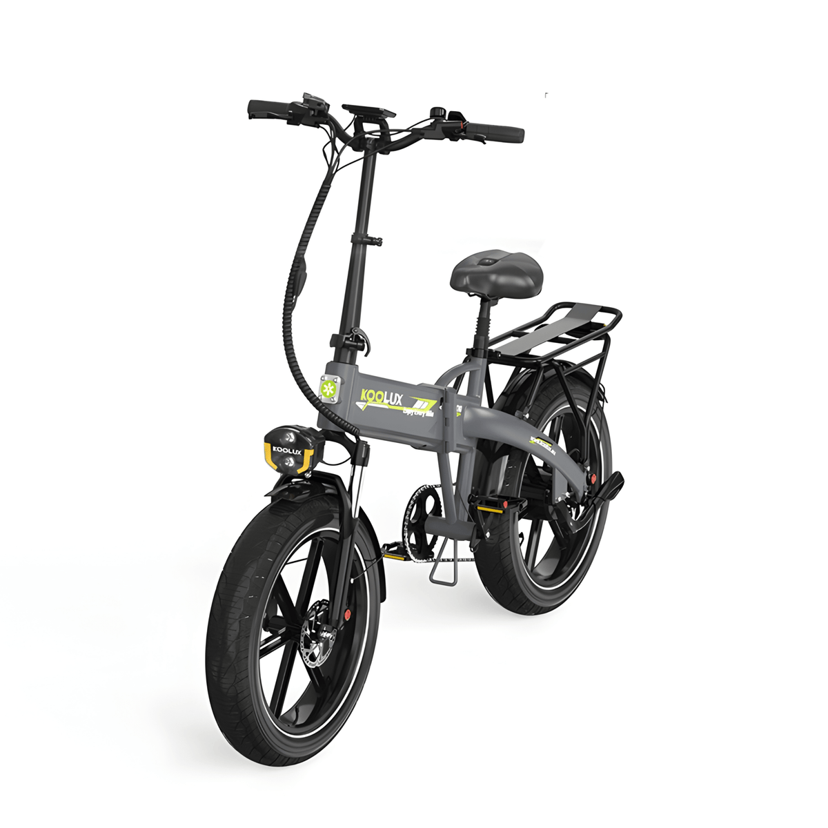 KOOLUX RK10 hopfällbar fatbike-elcykel snett framifrån