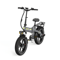 KOOLUX RK10 hopfällbar fatbike-elcykel snett framifrån