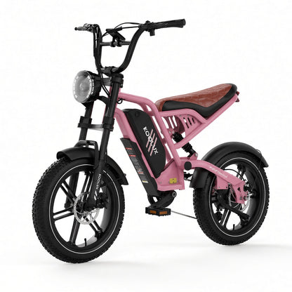 KOOLUX X9 Mini i rosa, snett framifrån