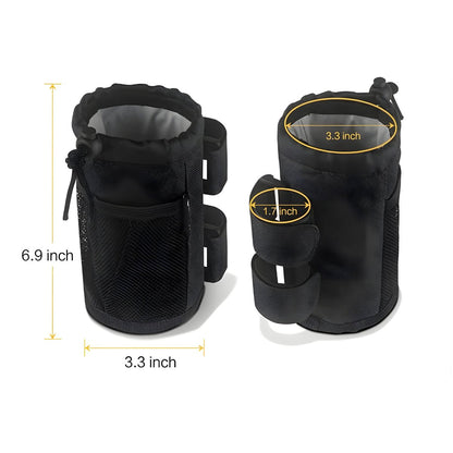 Multifunctional bottle holder in fabric