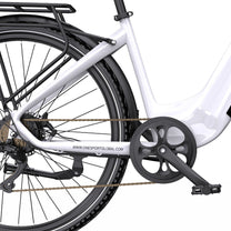 Vevparti och pedaler på OneSport OT05 Pro i färgen vit