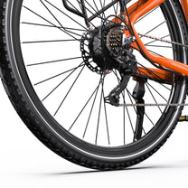Växlar och kedja på OneSport OT05 Pro i färgen orange