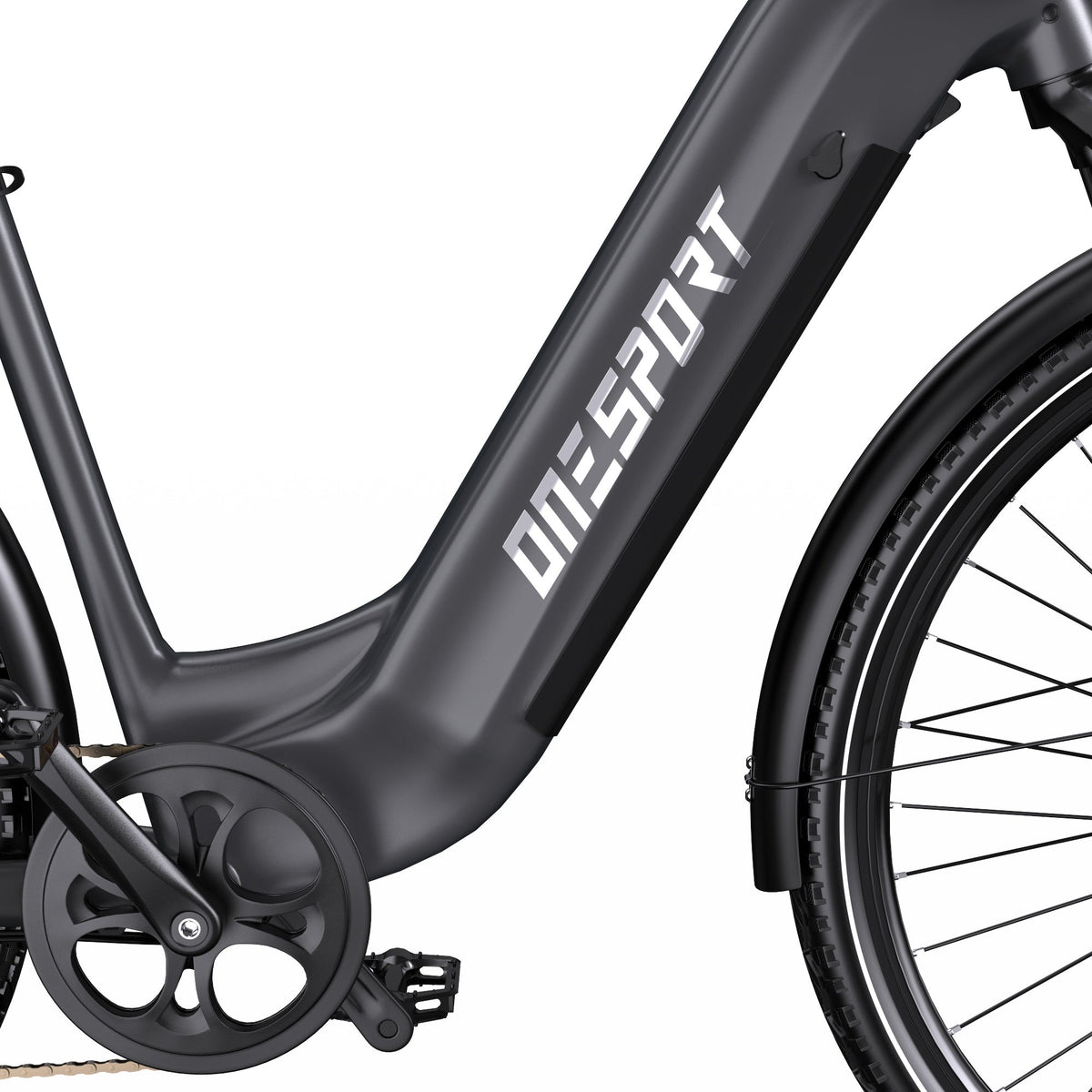 Vevparti och pedaler på OneSport OT05 Pro i färgen svart