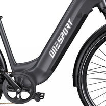 Vevparti och pedaler på OneSport OT05 Pro i färgen svart