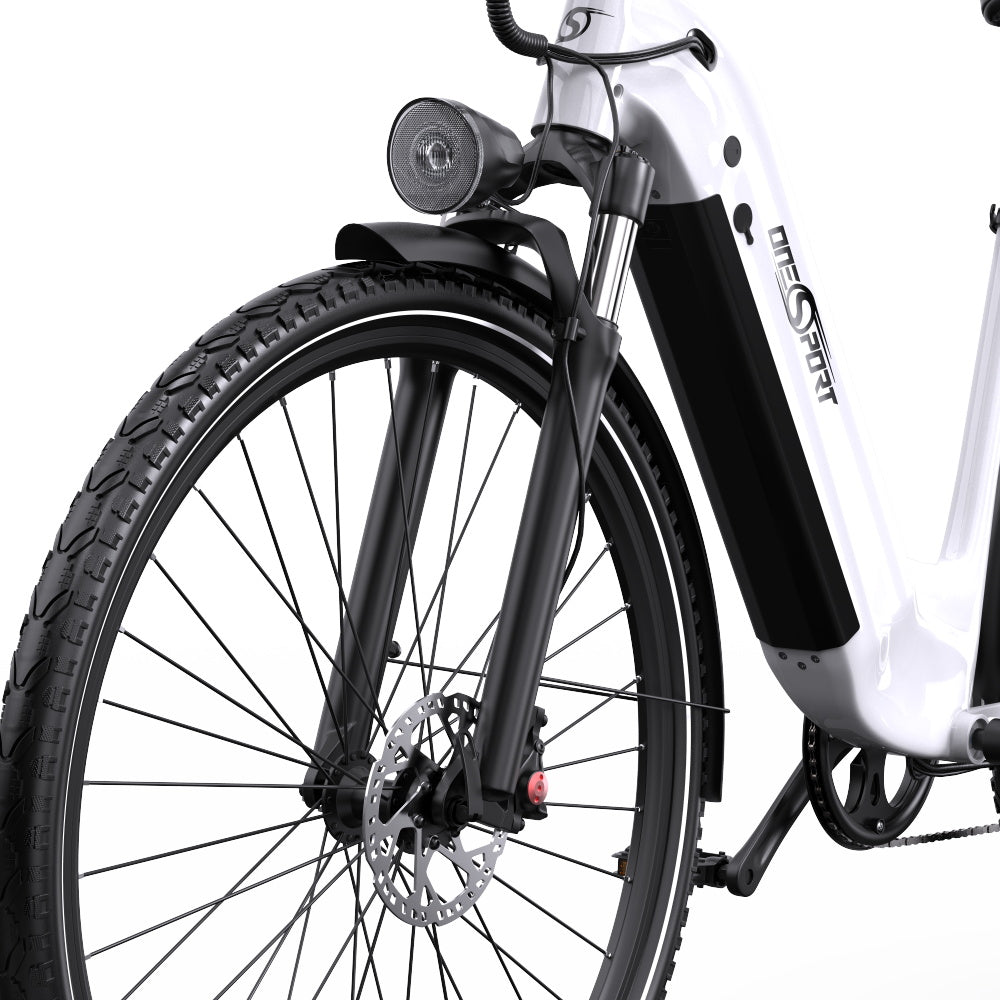 Fjädringen på OneSport OT05 Pro i färgen vit