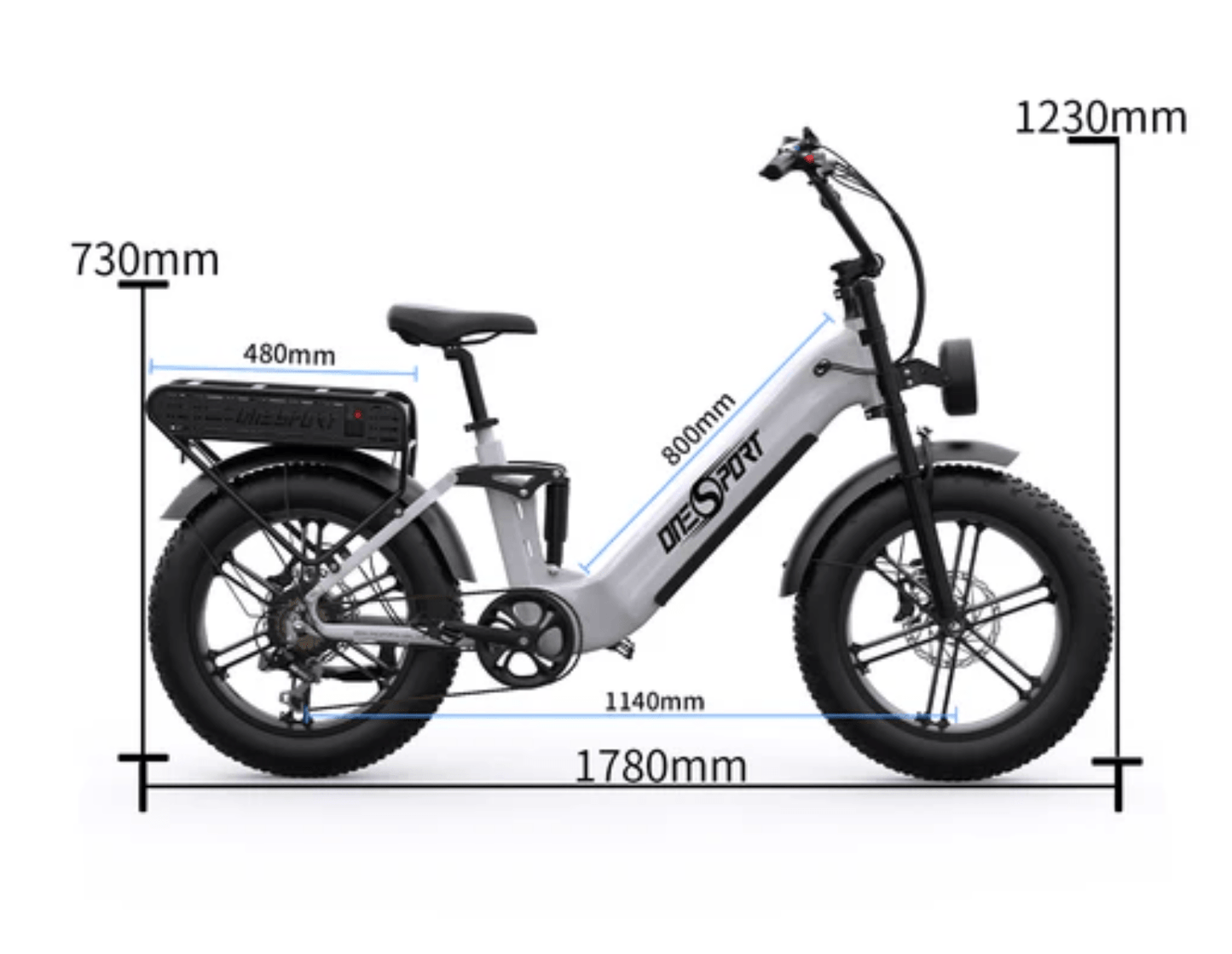 Onesport OT08 Pro - Elcykel - Wheelyshop