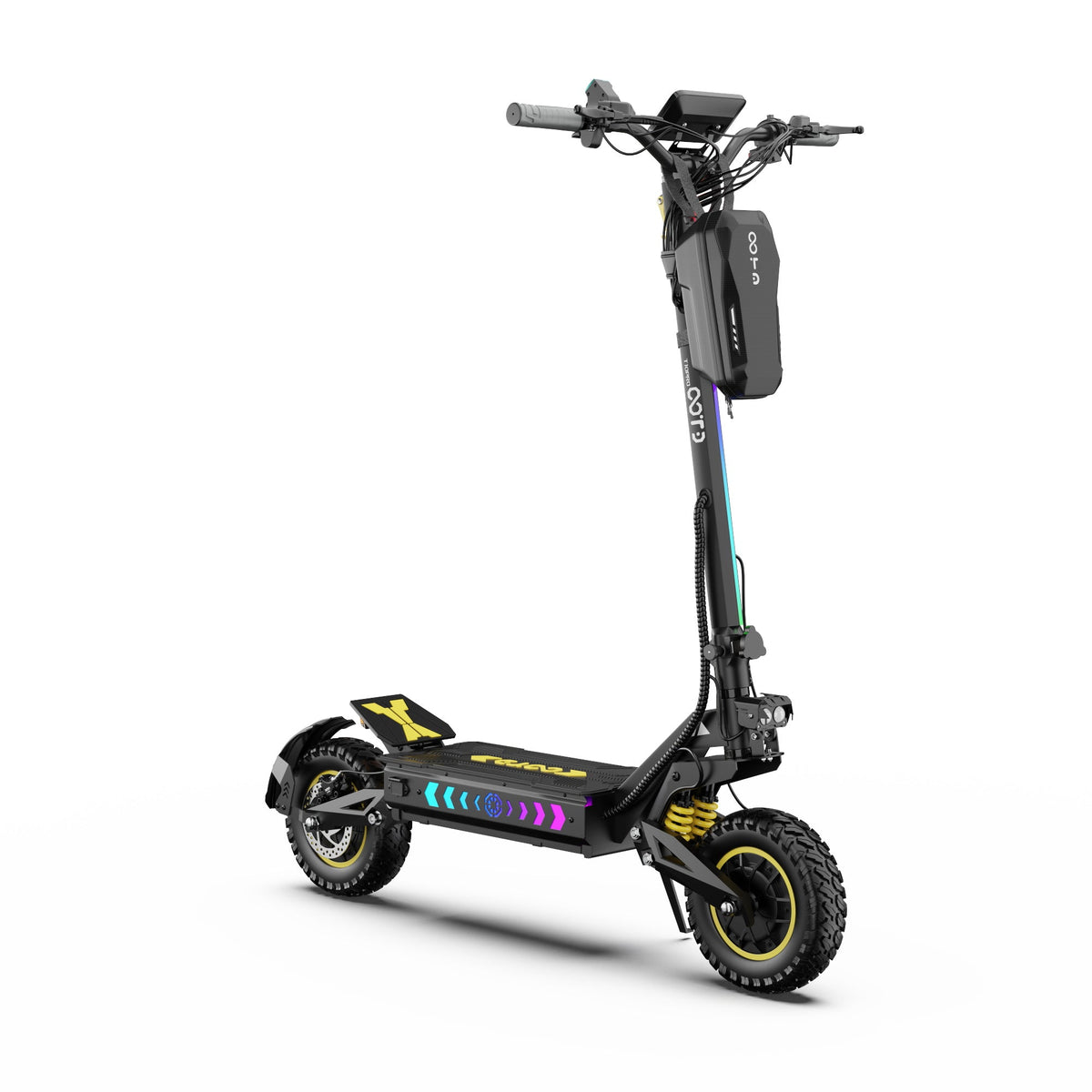 OOTD T10 Pro elsparkcykel snett framifrån