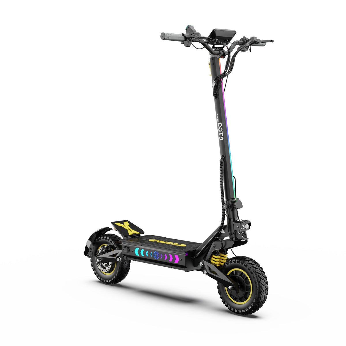 OOTD T10 Pro elsparkcykel snett framifrån