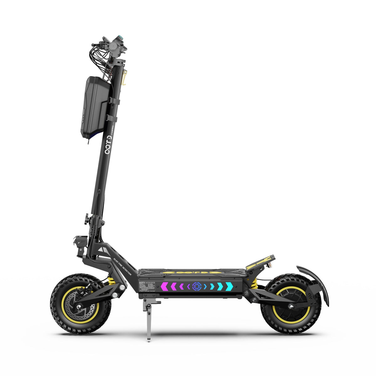 OOTD T10 Pro elsparkcykel sedd från sidan