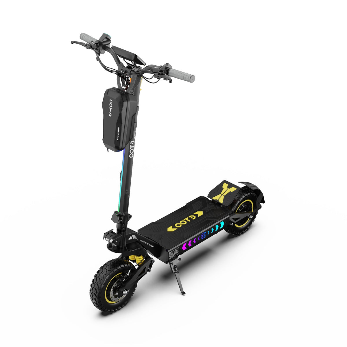 OOTD T10 Pro elsparkcykel snett ovanifrån