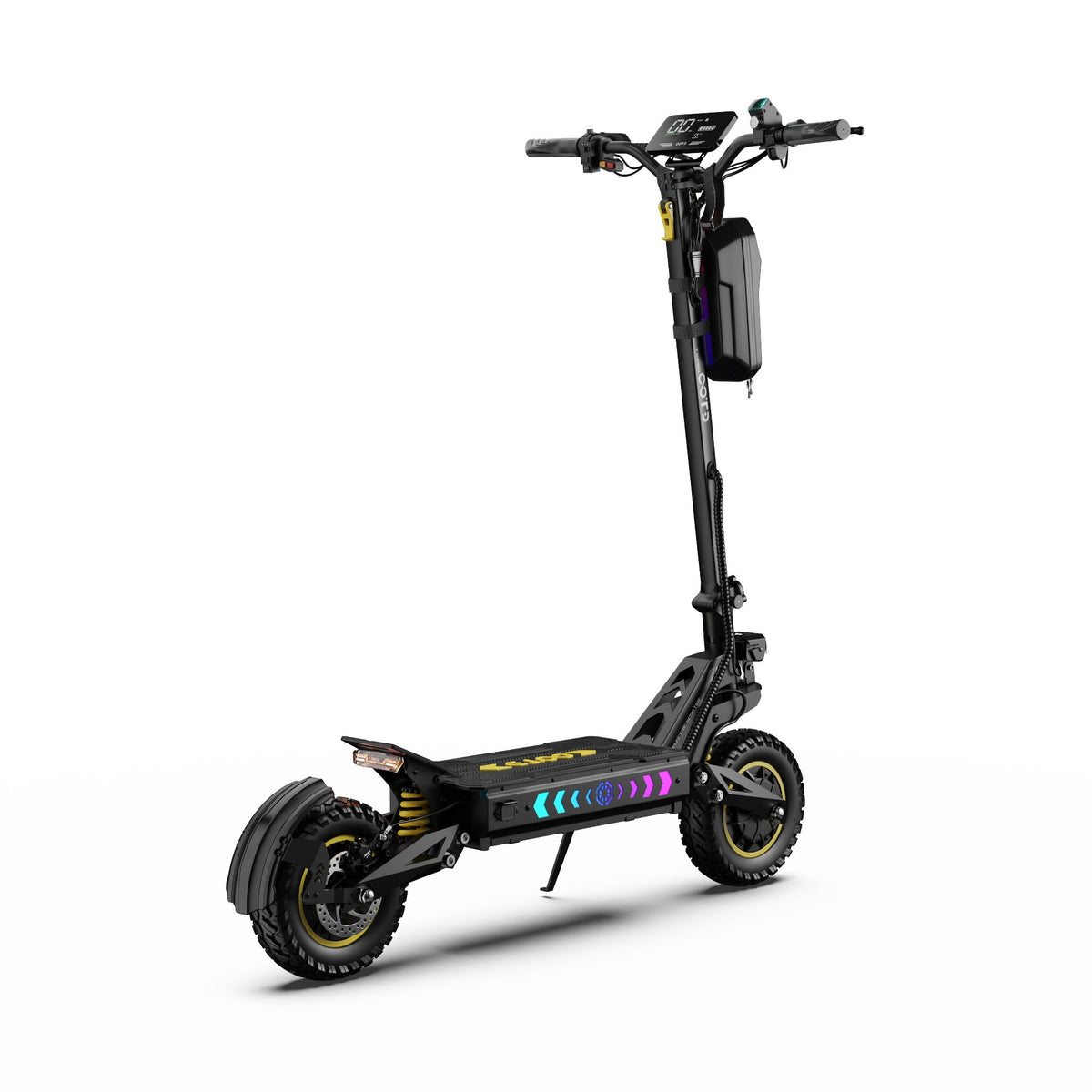 OOTD T10 Pro elsparkcykel snett bakifrån