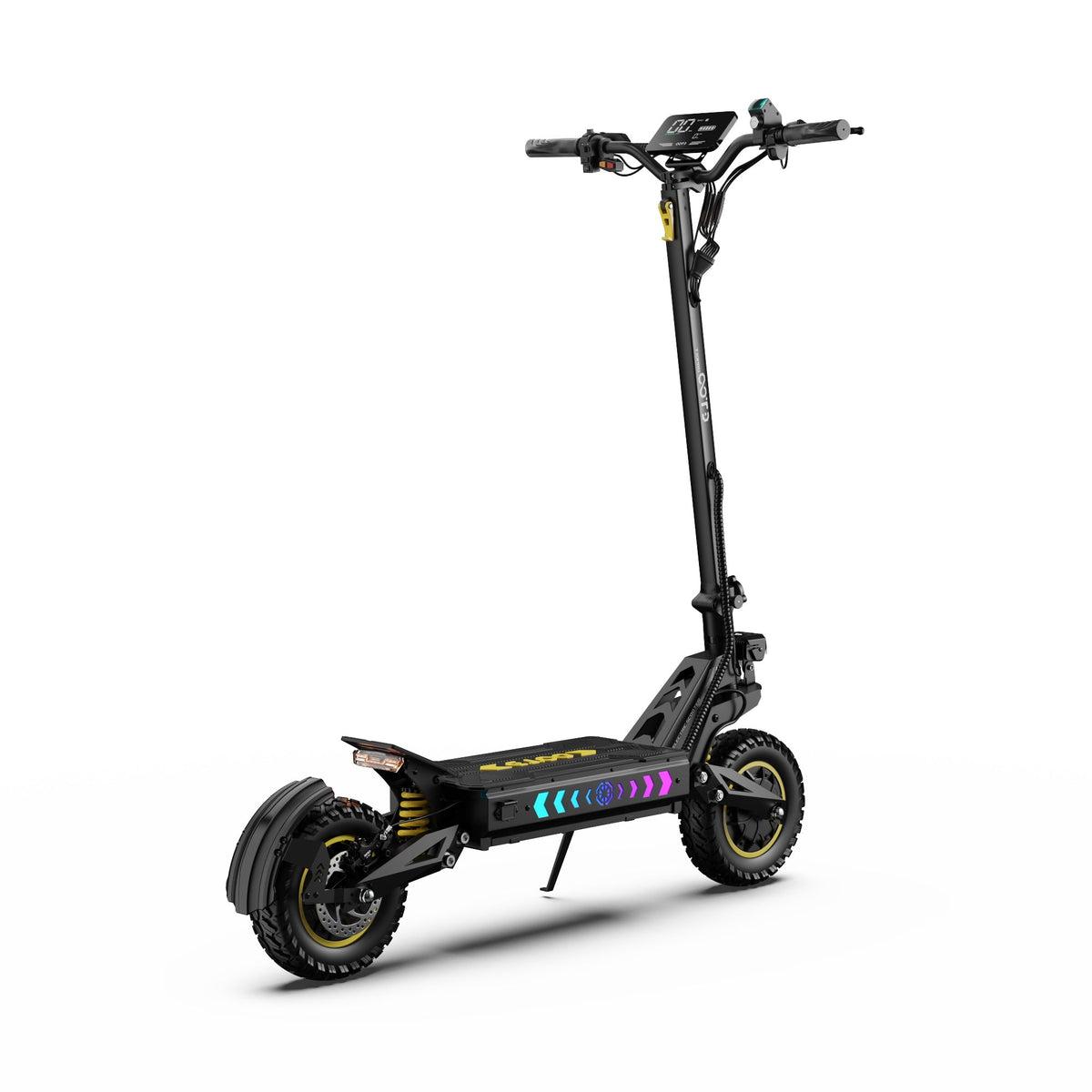 OOTD T10 Pro elsparkcykel snett bakifrån