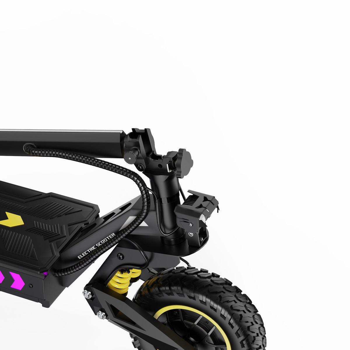 Detalj på OOTD T10 Pro elsparkcykel