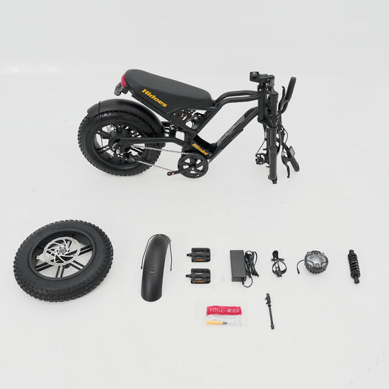 Install the Hidoes B6mini 2026 New Fat Tire Teenager Electric Bike