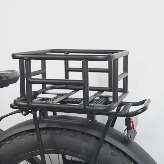 Bakre korg till elcykel video