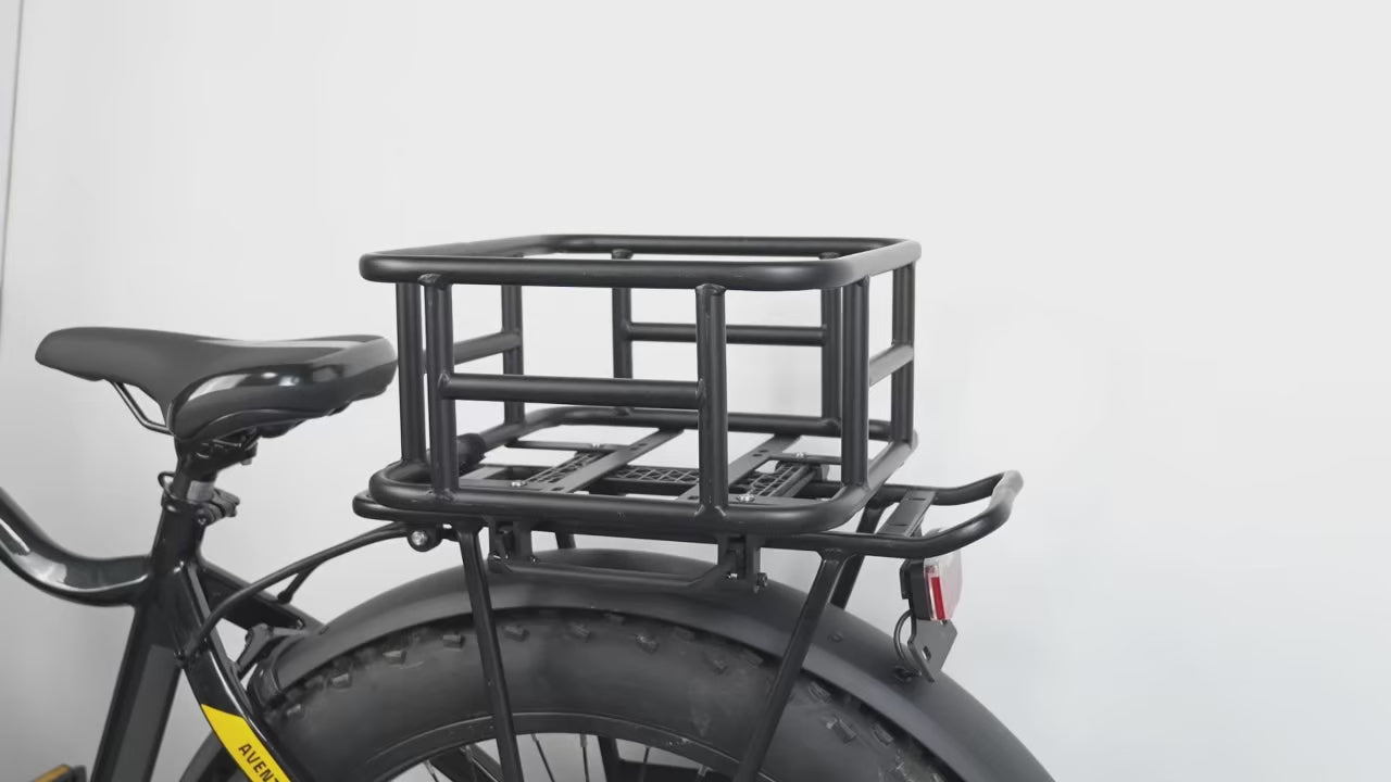 Bakre korg till elcykel video