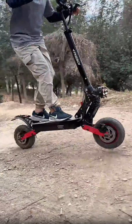 Wheely - H6 Electric Scooter Hill Climb Test
