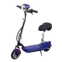 SEEDREAM M5 elsparkcykel snett framifrån i färgen blå