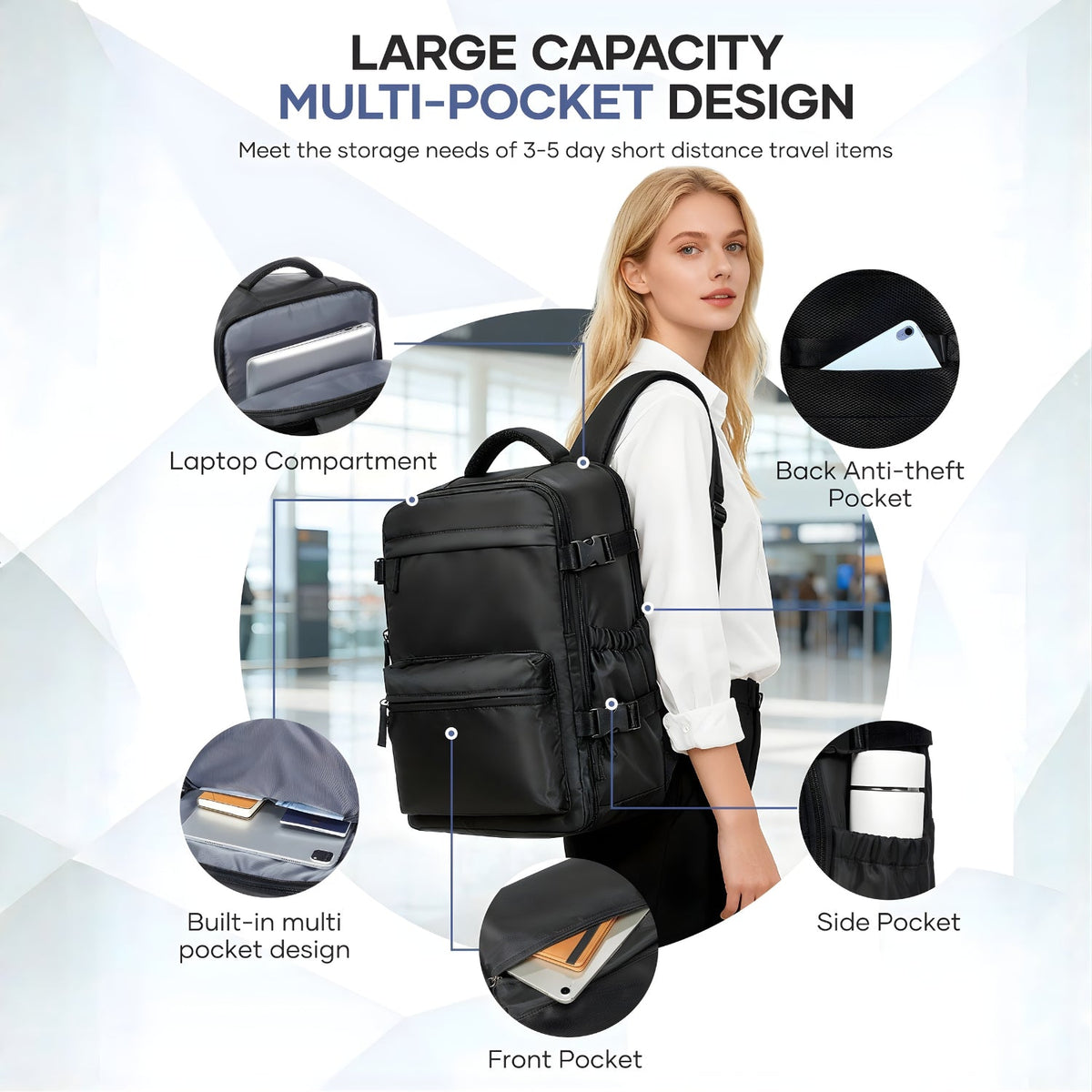 Produktinformation: smart ryggsäck Vacuum Edition