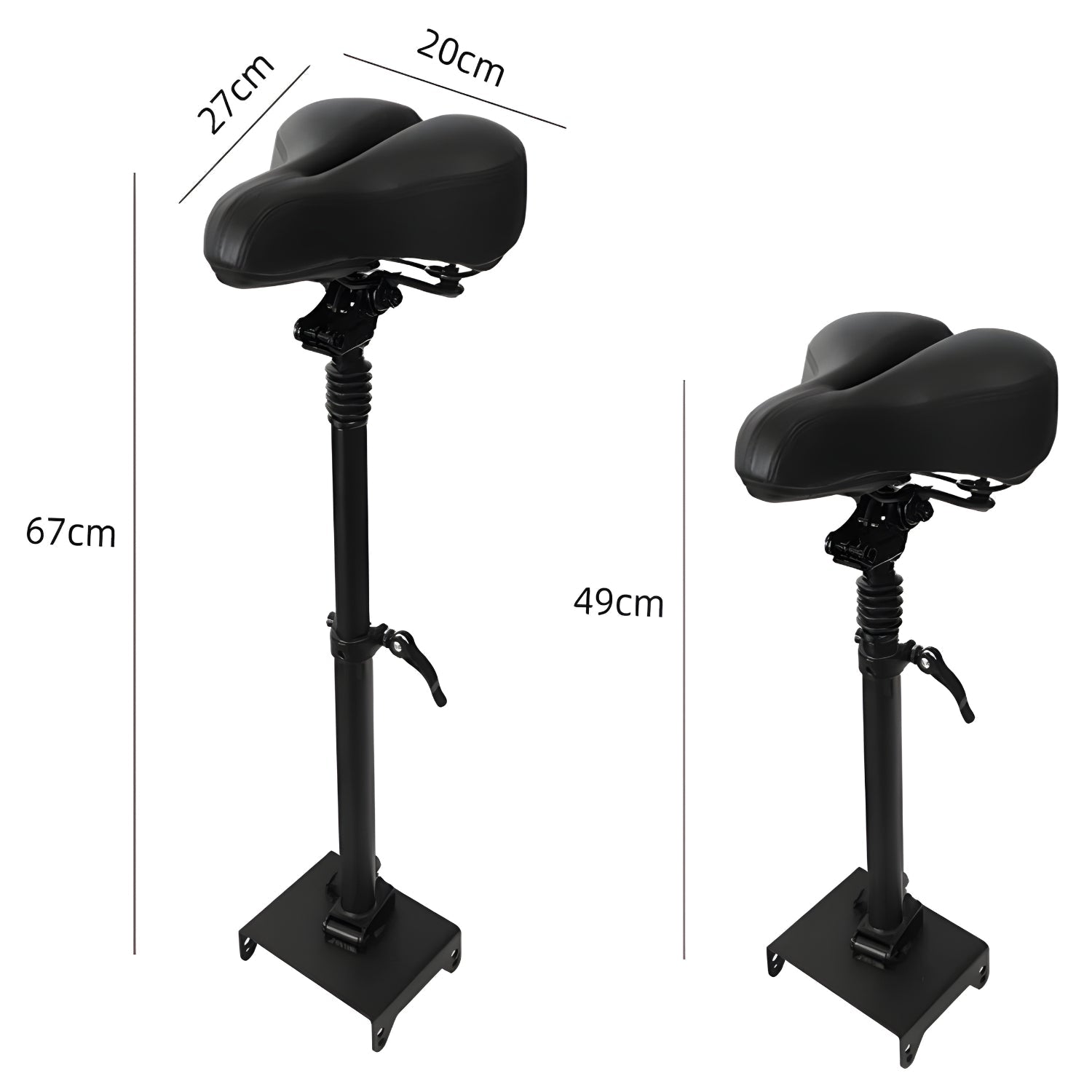 Smart sadel Ninebot E2 / E2 Pro / E2 Plus - Tillbehör - Wheelyshop