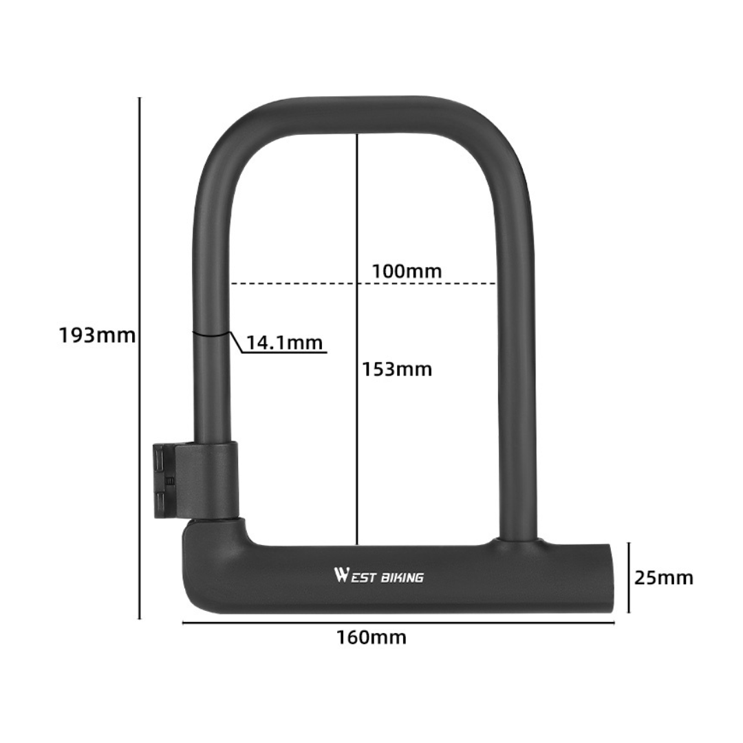 Smart U - lås - Tillbehör - Wheelyshop