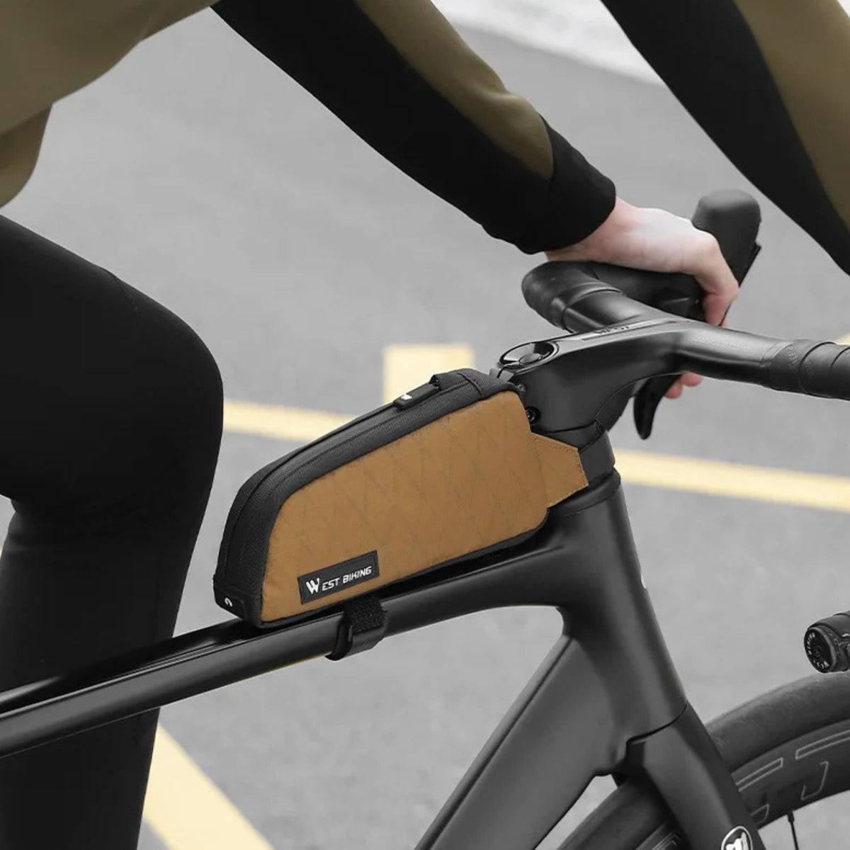 Smart ramväska för elcykel under körning