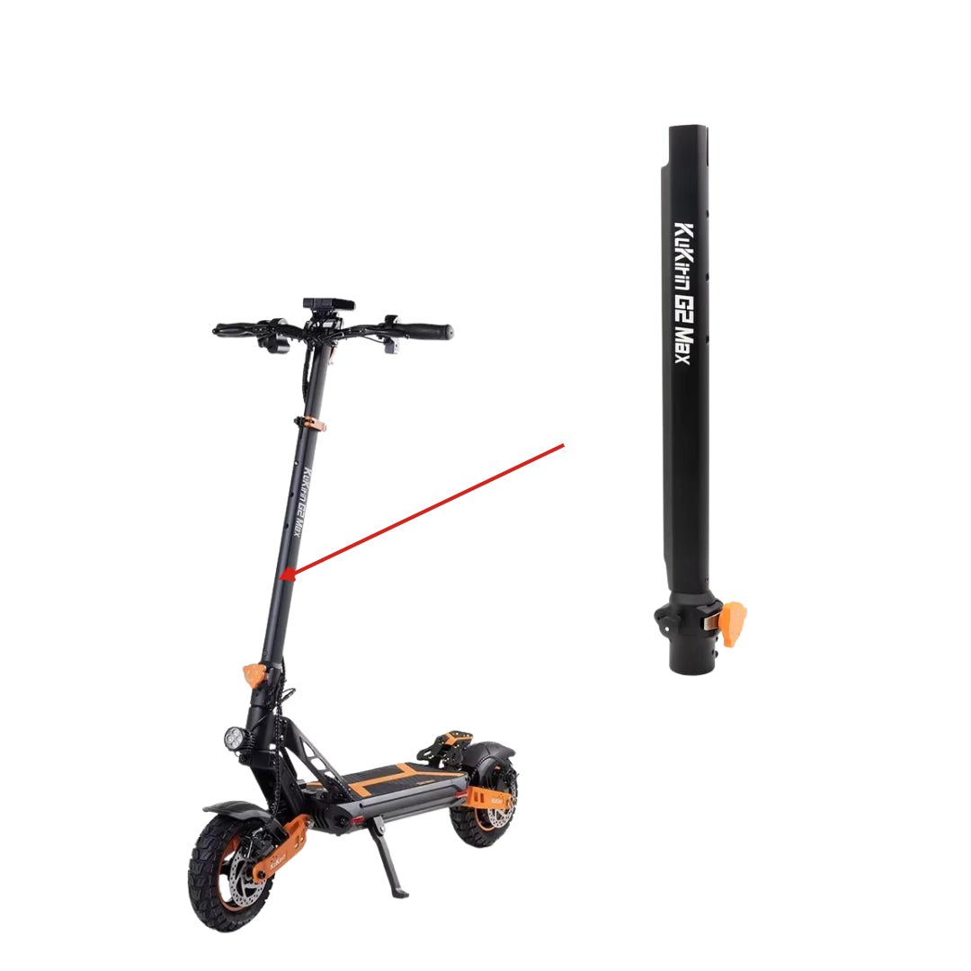 Styrstam + vikmekanism KuKirin G2 Max - Reservdel - Wheelyshop