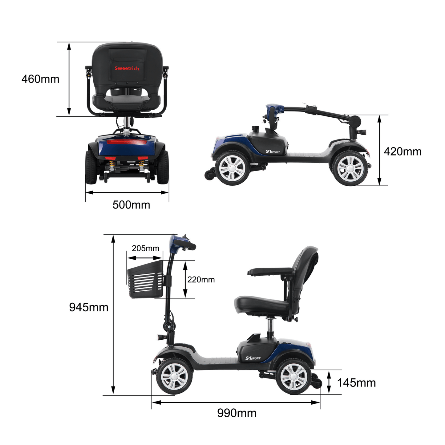 Sweetrich S1 Sport - Permobil - Wheelyshop