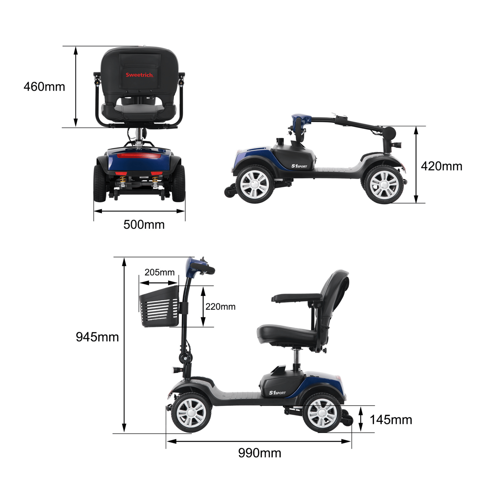 Sweetrich S1 Sport - Permobil - Wheelyshop