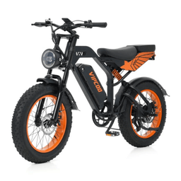 VIPCOO VM6 fatbike-elcykel snett framifrån