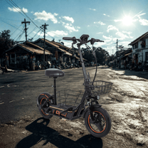 Wheely H14 elsparkcykel snett framifrån