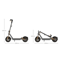 Måttskiss över Xiaomi 6 Max GL elsparkcykel
