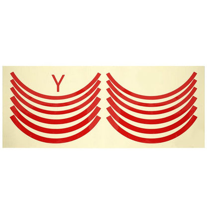 Reflektiv säkerhetsdekal hjul - Tillbehör - Wheelyshop